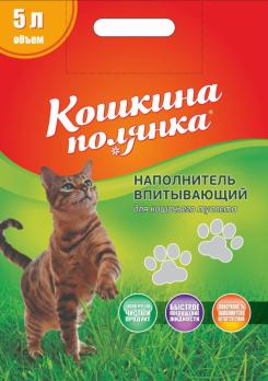 Наполнитель минеральный впитывающий КОШКИНА ПОЛЯНКА
