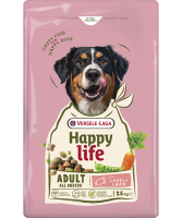Happy life Adult with Lamb корм для взрослых средних и крупных пород с ягненком
