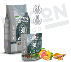 NECON корм низкозерновой для стерилизованных кошек с индейкой и рисом